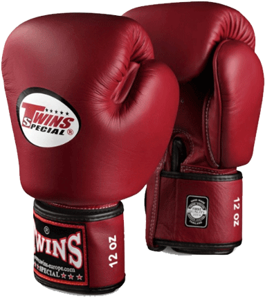 Red Twins Special Boxing Gloves PNG