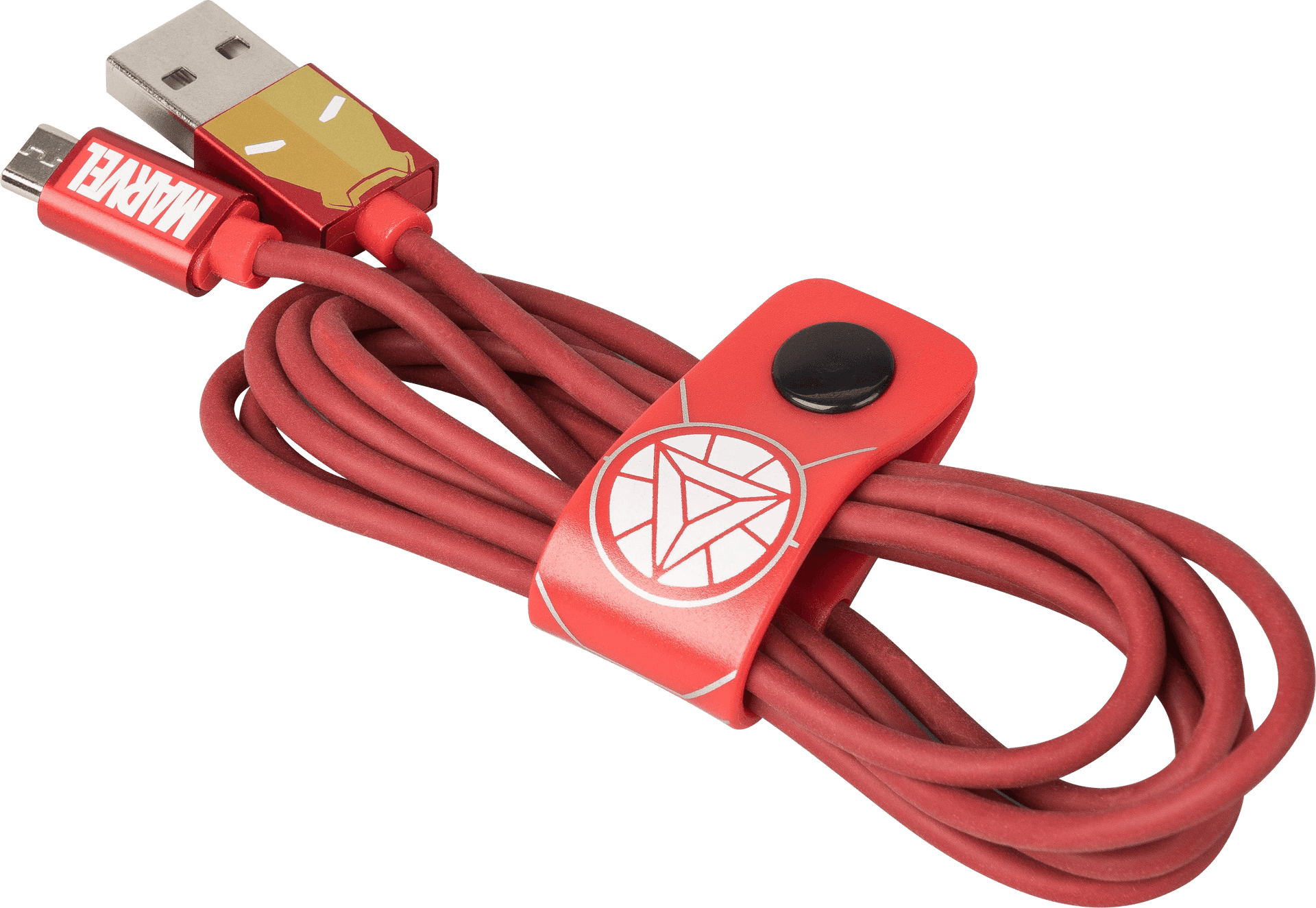 Red U S B Cablewith Organizer PNG