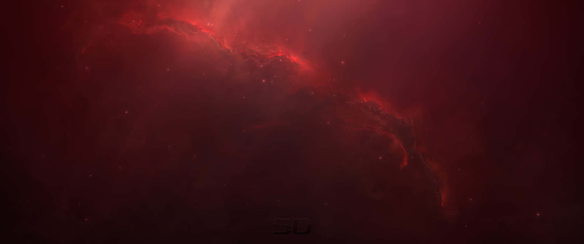 Galaxianublada Roja Ultra Ancha En Alta Definición. Fondo de pantalla