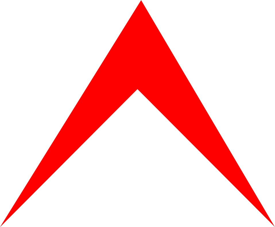 Red Up Arrow Graphic PNG