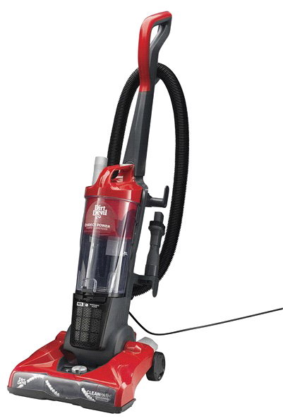 Red Upright Vacuum Cleaner PNG