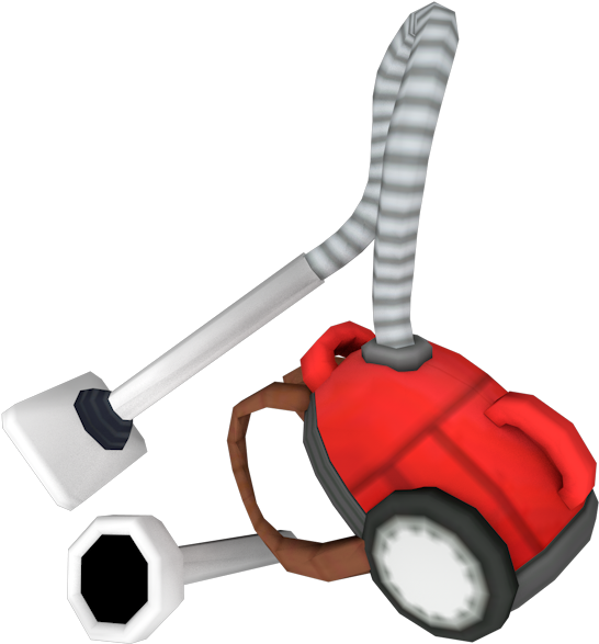 Red Vacuum Cleaner3 D Model PNG