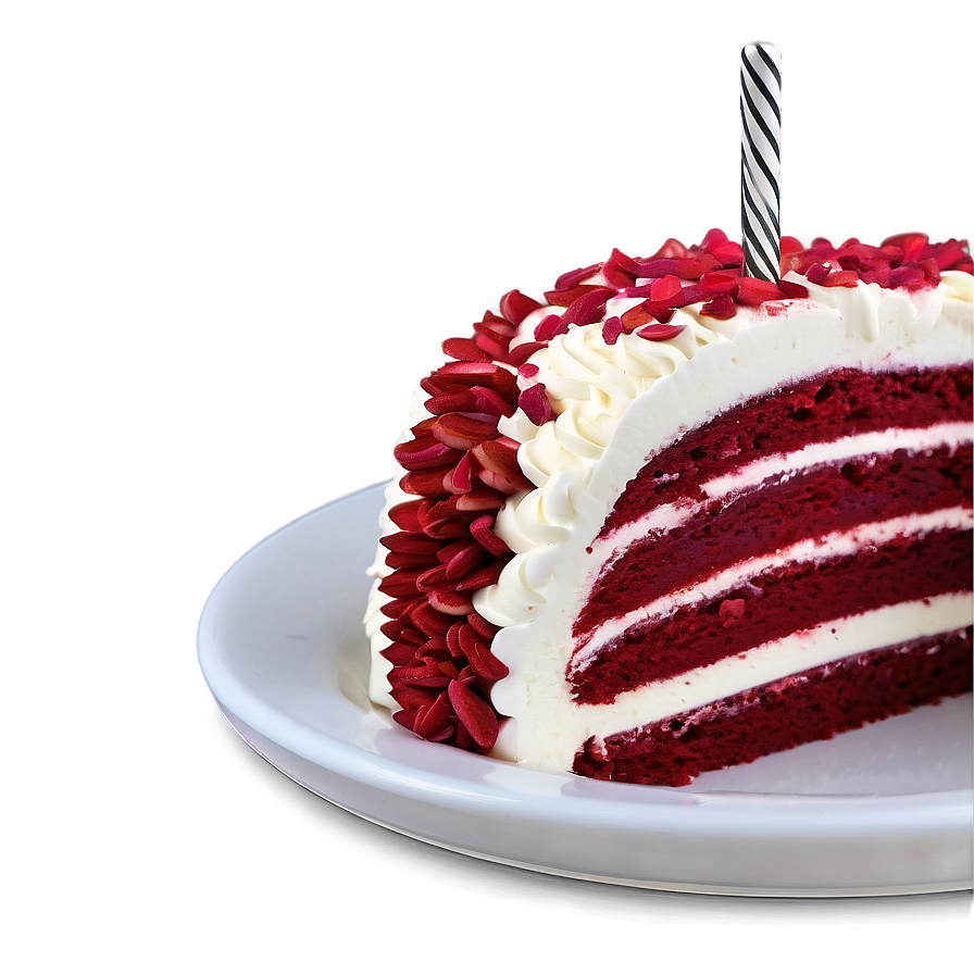 Red Velvet Cake Slice Png For PNG