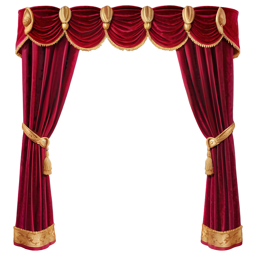 Download Red Velvet Theatre Curtain Png Kea9 | Wallpapers.com