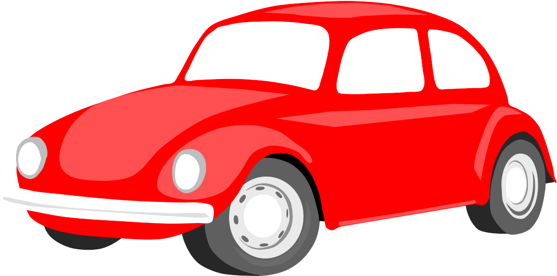 Red Vintage Volkswagen Beetle Illustration PNG