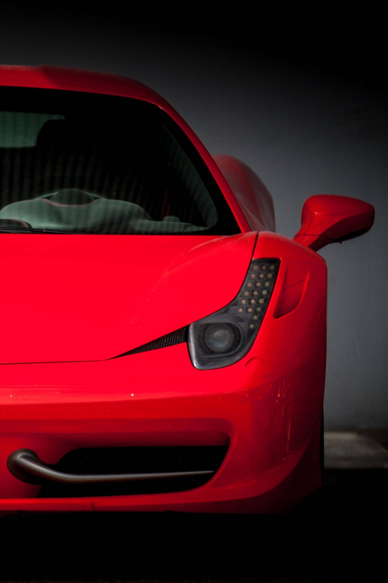 Red Visualization Ferrari Iphone Background