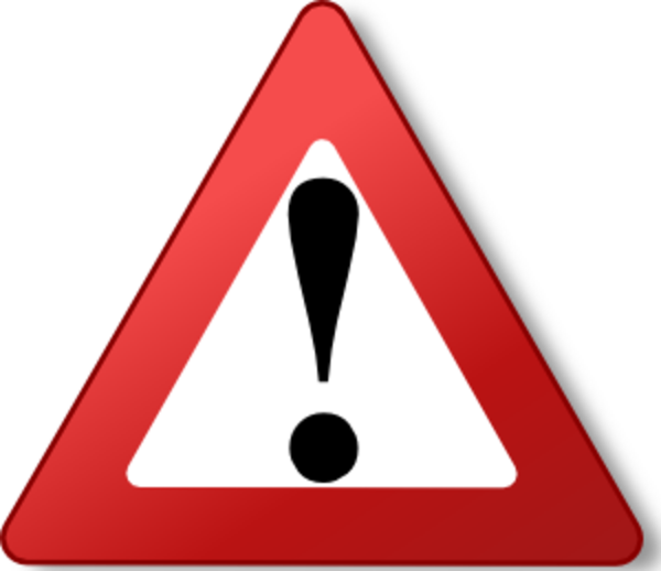 Red Warning Sign Alert PNG