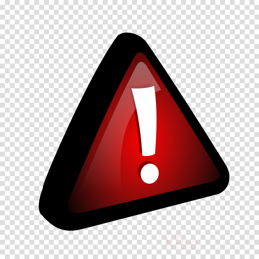 Red Warning Sign Transparent Background PNG