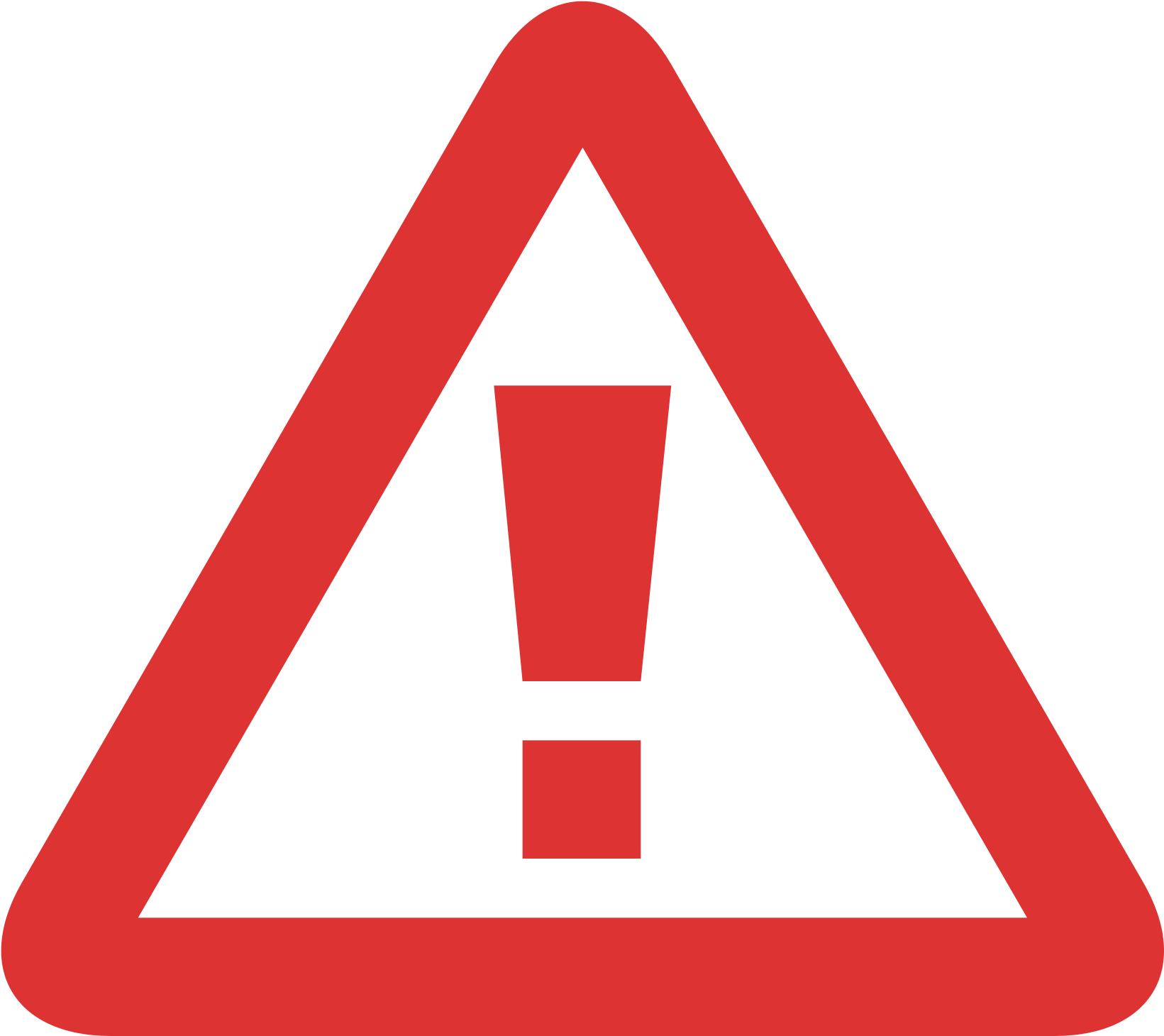 Download Red Warning Sign Vector | Wallpapers.com