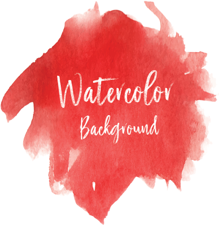 Red Watercolor Splash Background PNG