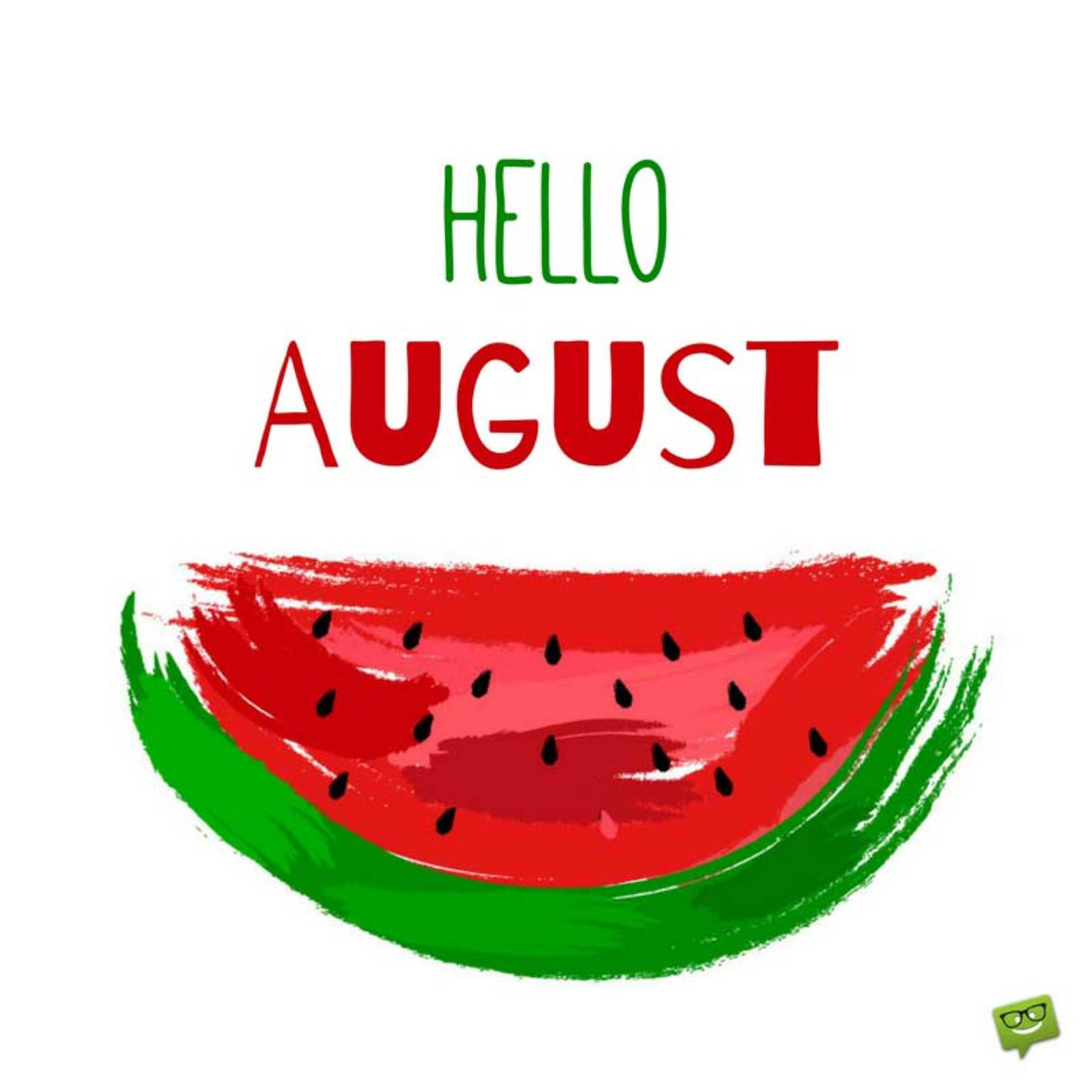 Enjoy the sweet watermelon of summer during the month of August Wallpaper