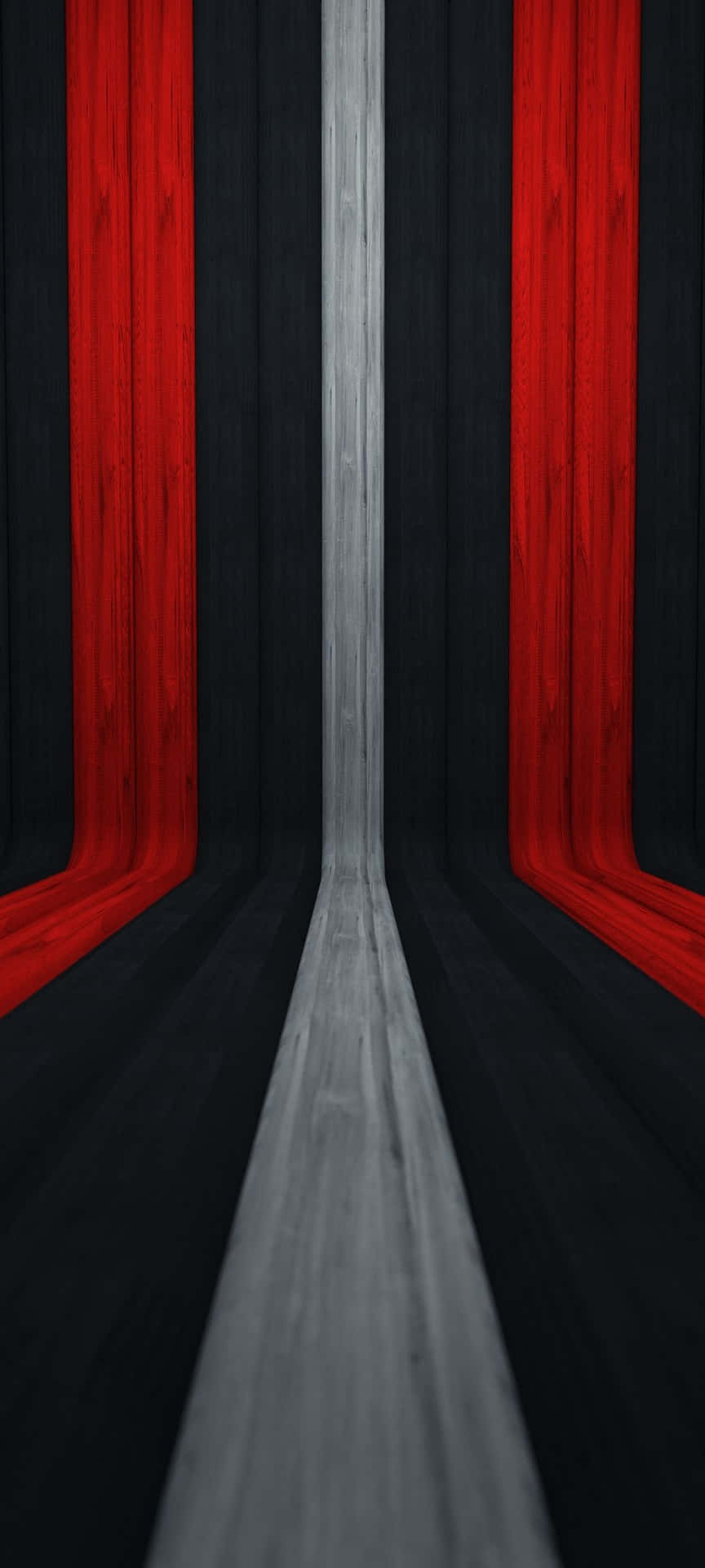 An eye-catching red, white and black abstract design. Wallpaper