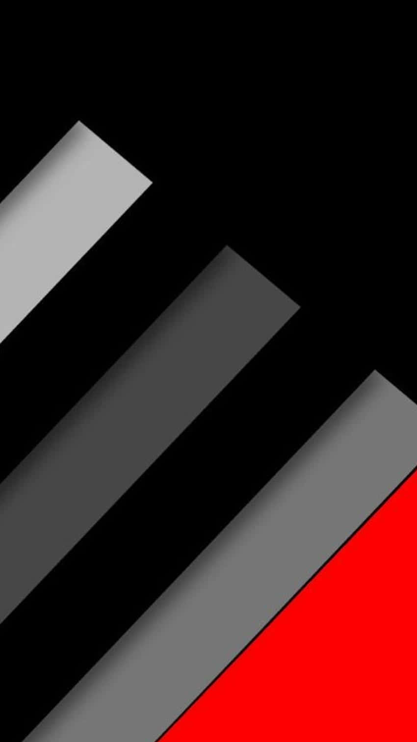 "A Combination of Red, White, and Black Creates a Unique Abstract" Wallpaper