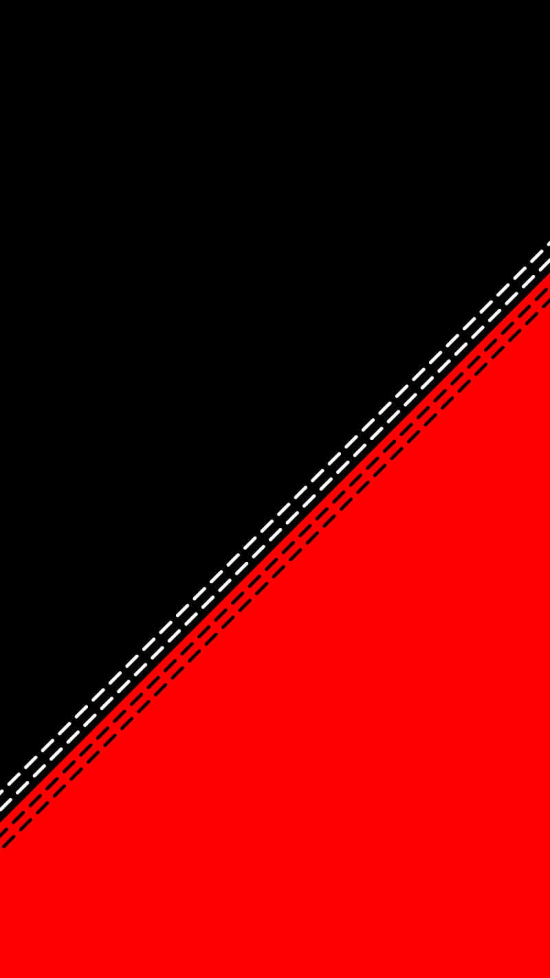 Pinturaabstracta En Rojo, Blanco Y Negro Fondo de pantalla