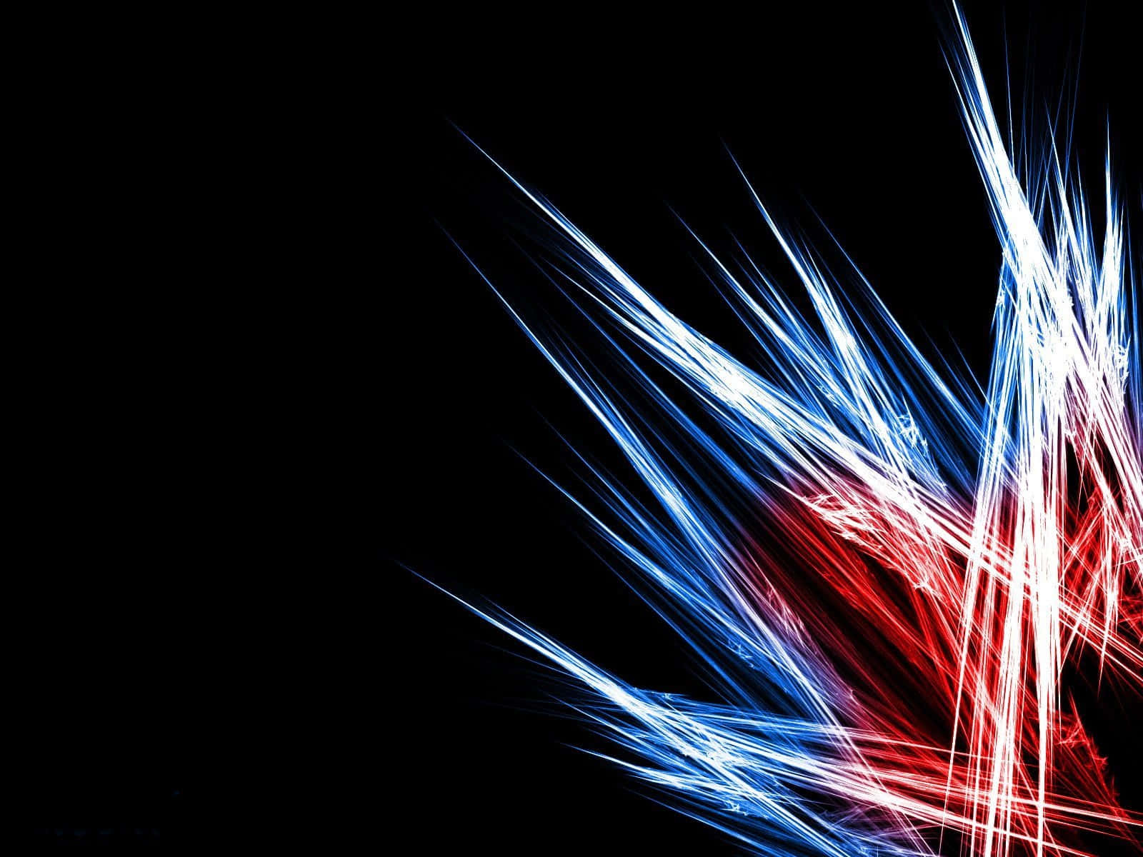 Thin Bristles Red White And Blue Background