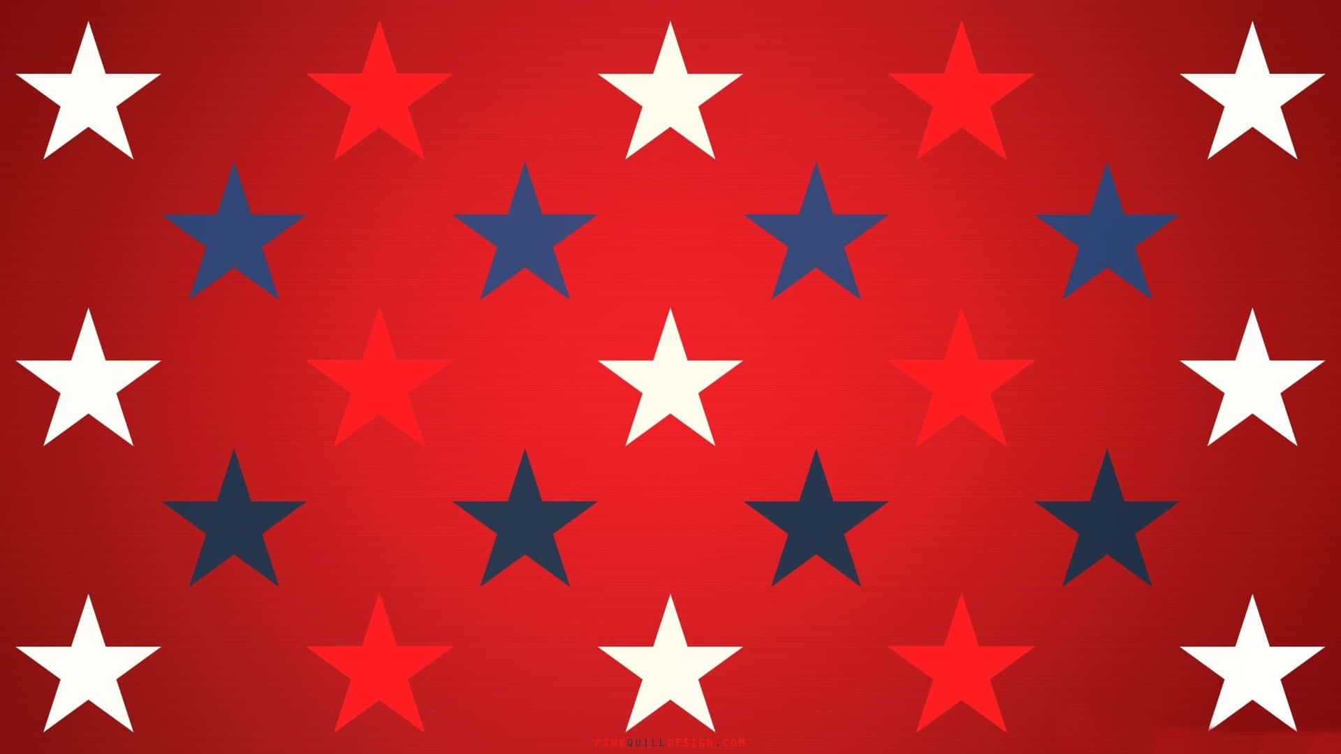 Stars Red White And Blue Background