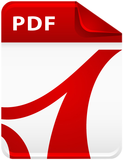 Red White P D F Icon PNG