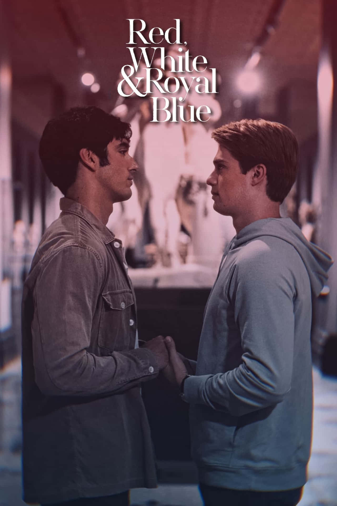 Red White Royal Blue Movie Poster Wallpaper