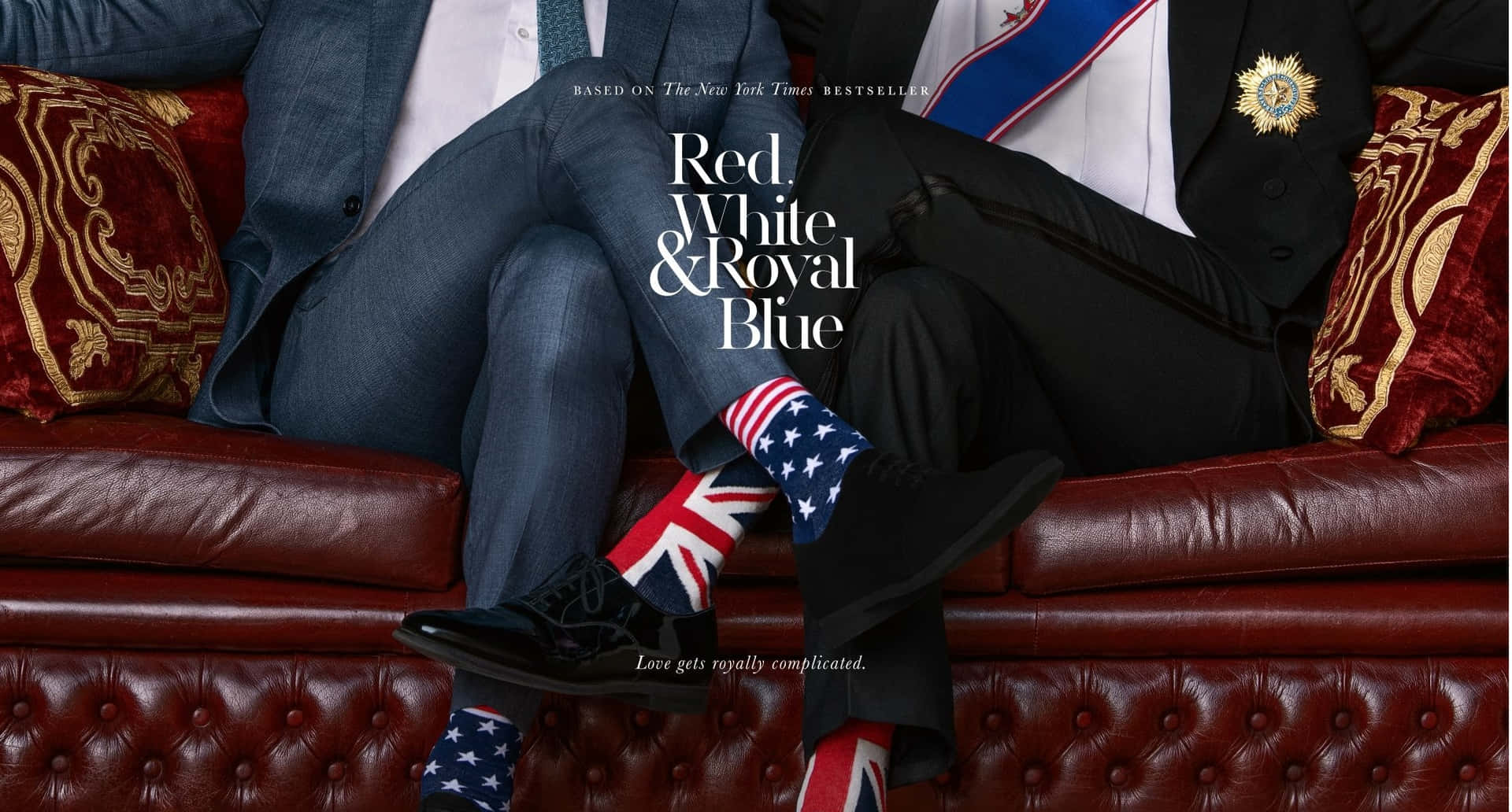 Red White Royal Blue Promotional Poster Wallpaper