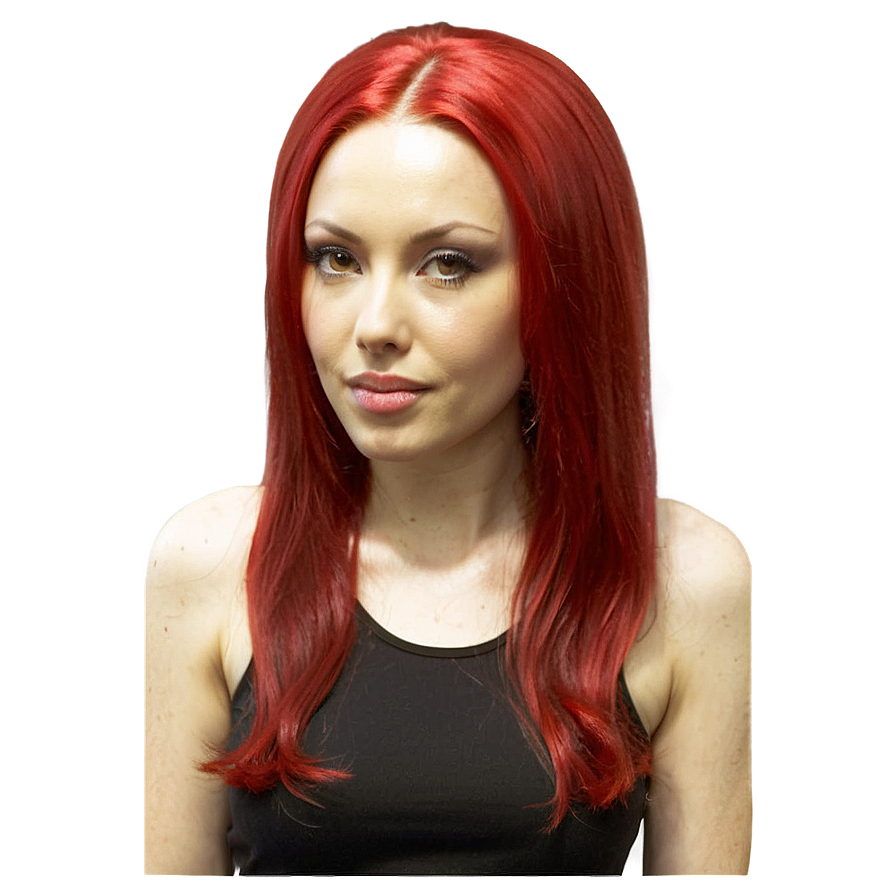 Red Wig Png 05252024 PNG