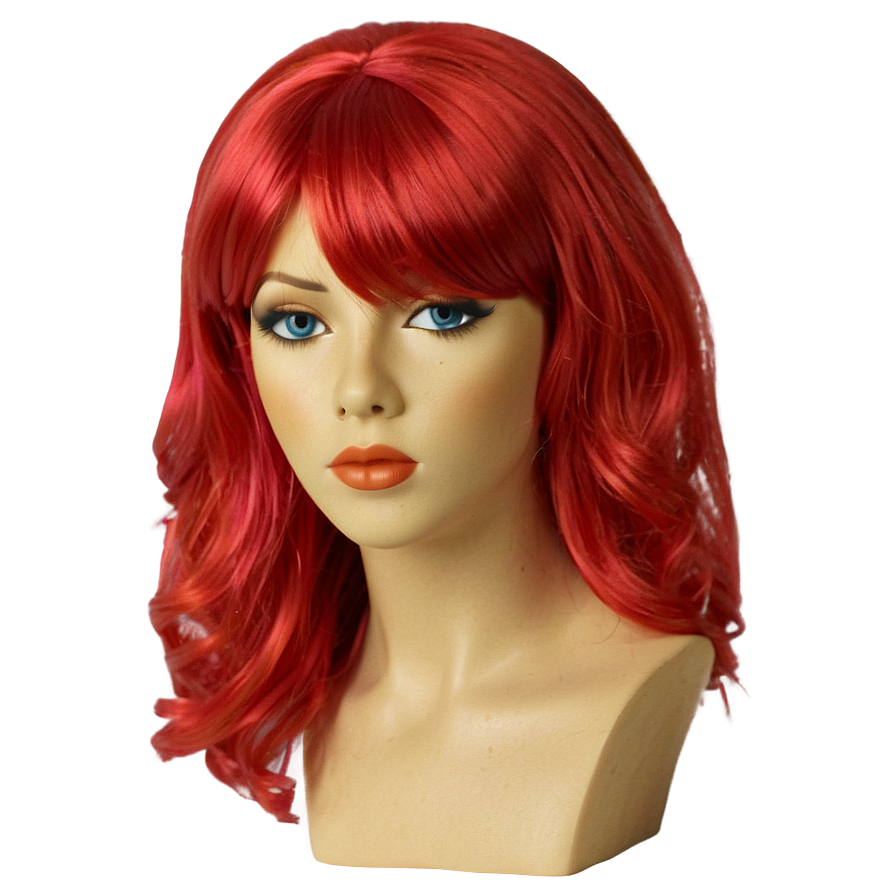 Red Wig Png Req22 PNG
