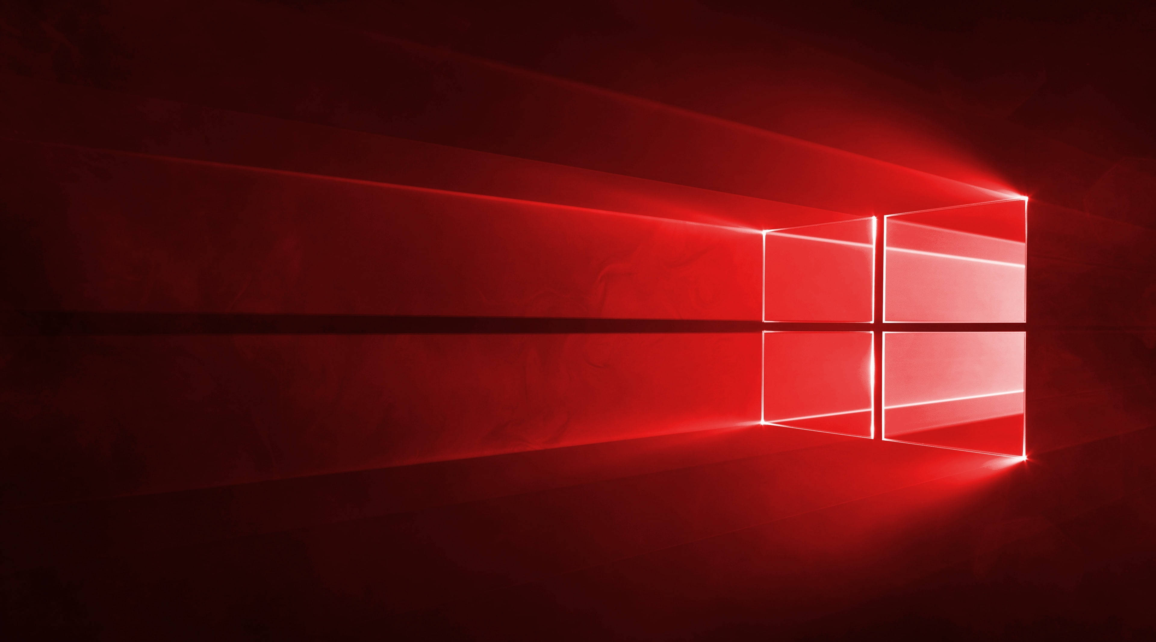 Red Windows Logo Professional Desktop Wallpaper