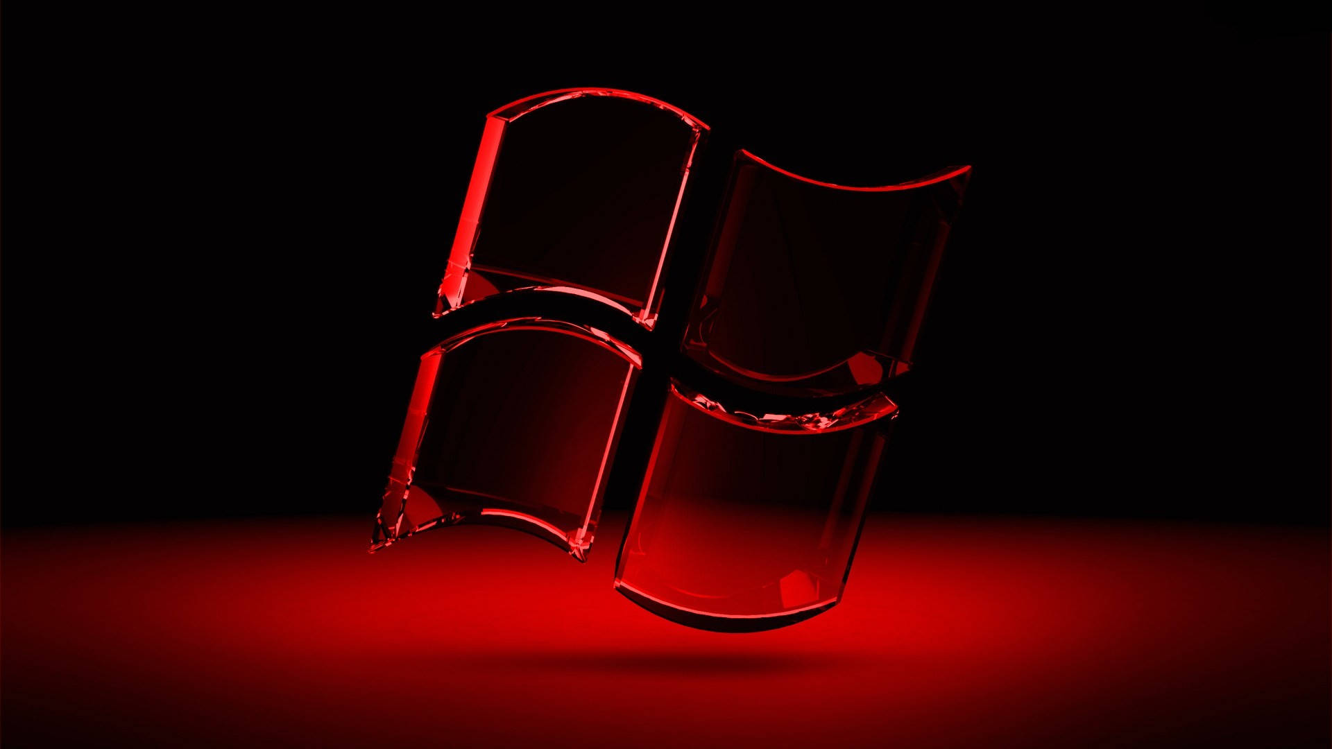 Red Windows Transparent Logo