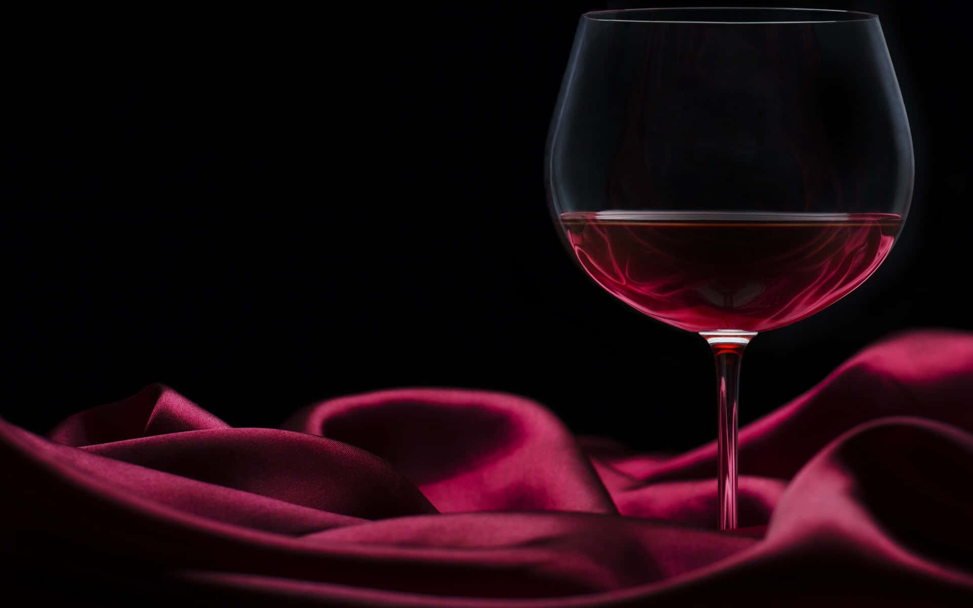 Captivating Red Wine Glass Wallpaper