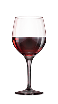 Red Wine Glass Black Background.jpg PNG