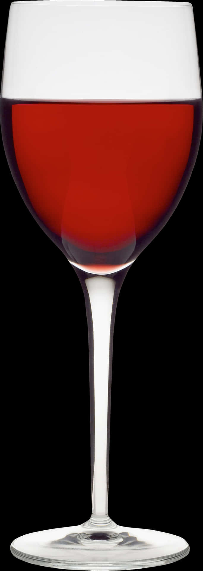 Red Wine Glass Elegant Stemware PNG