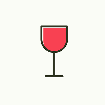 Red Wine Glass Icon PNG