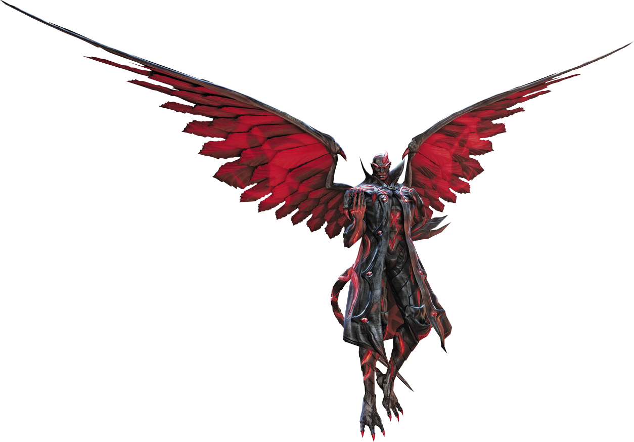 Red Winged Victory Angel Fantasy Art PNG