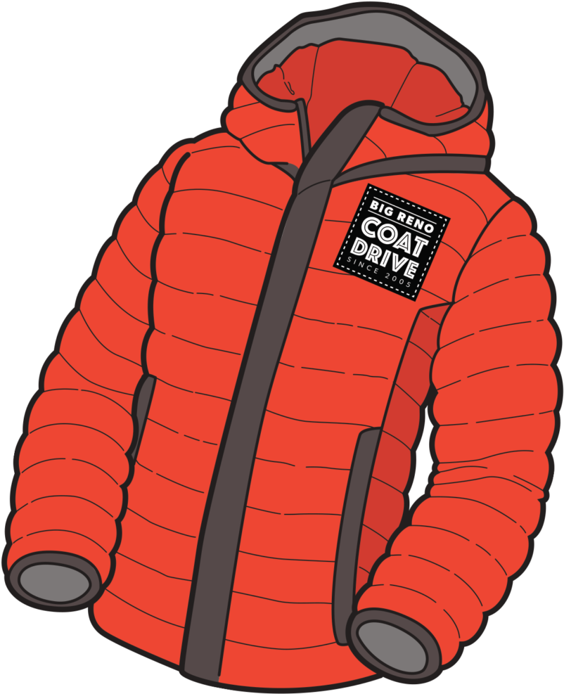 Red Winter Coat Illustration PNG
