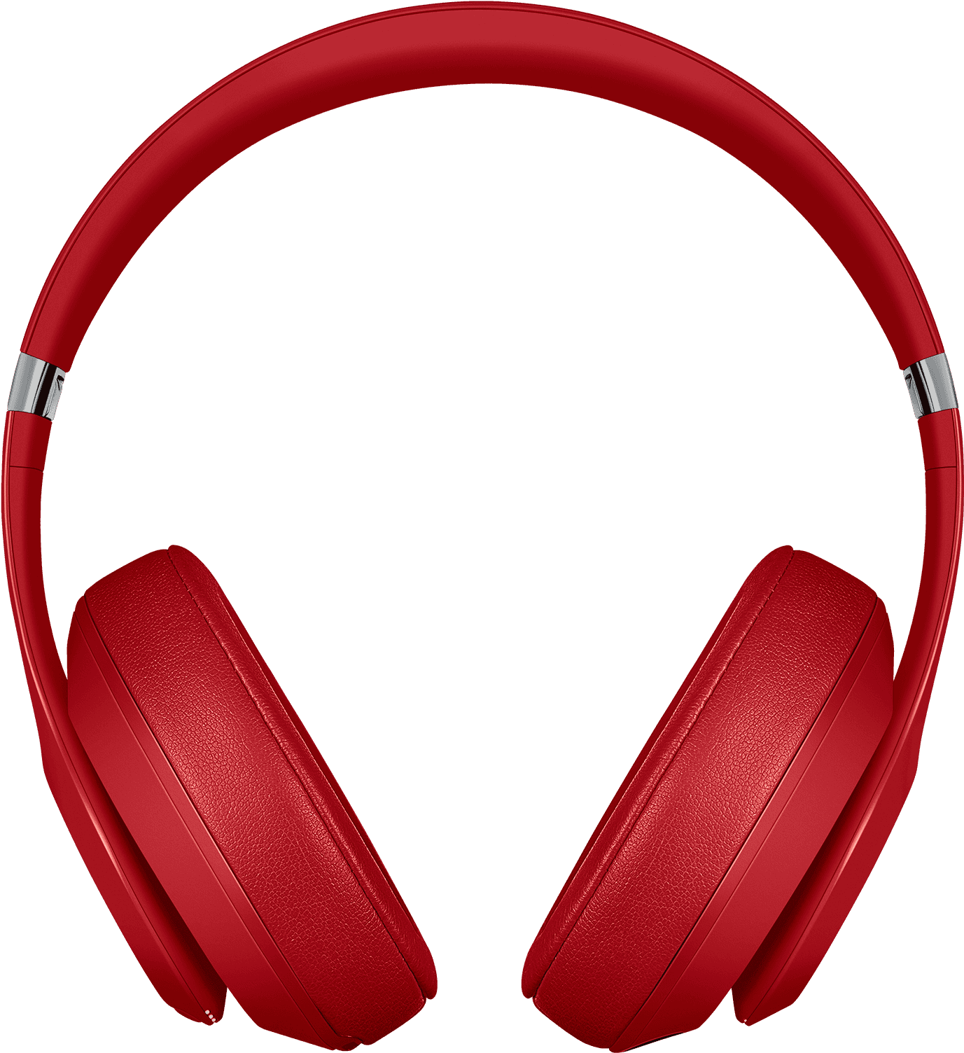 Red Wireless Headphones PNG