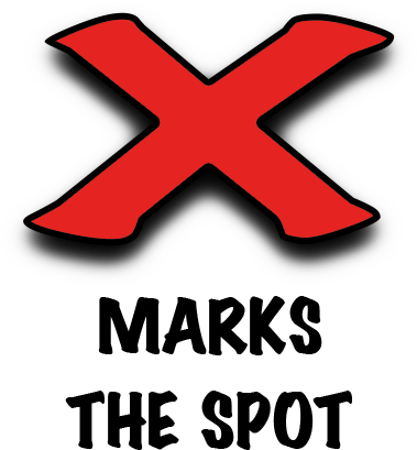 Red X Marks The Spot Graphic PNG