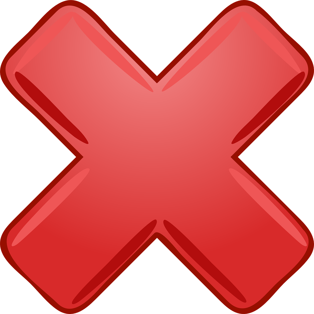 Red X Symbol PNG