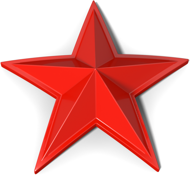 Download Red3 D Star Graphic | Wallpapers.com