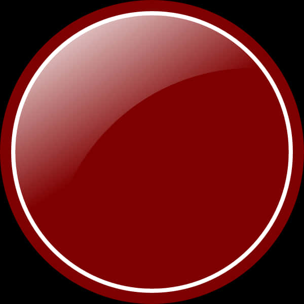 Red_ Glossy_ Button_ Graphic PNG