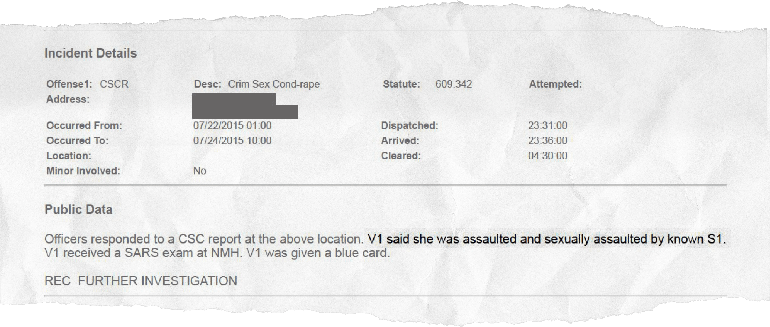 Redacted Incident Report PNG