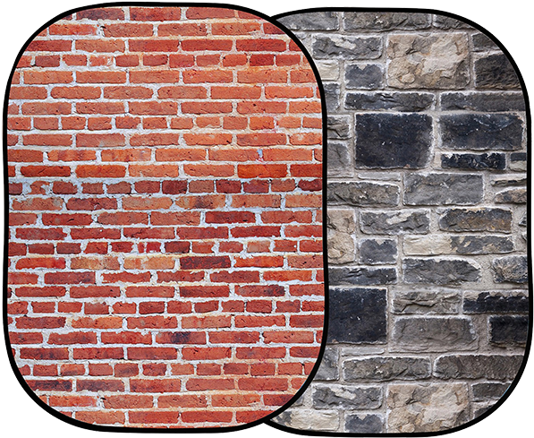 Redand Black Brick Walls PNG