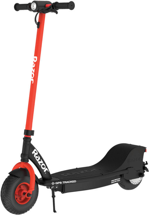 Redand Black Electric Scooter PNG
