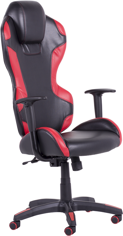 Redand Black Gaming Chair PNG