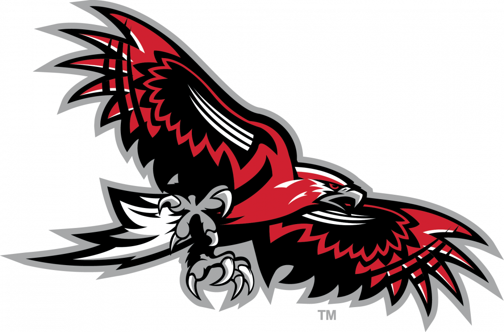 Redand Black Hawk Graphic PNG