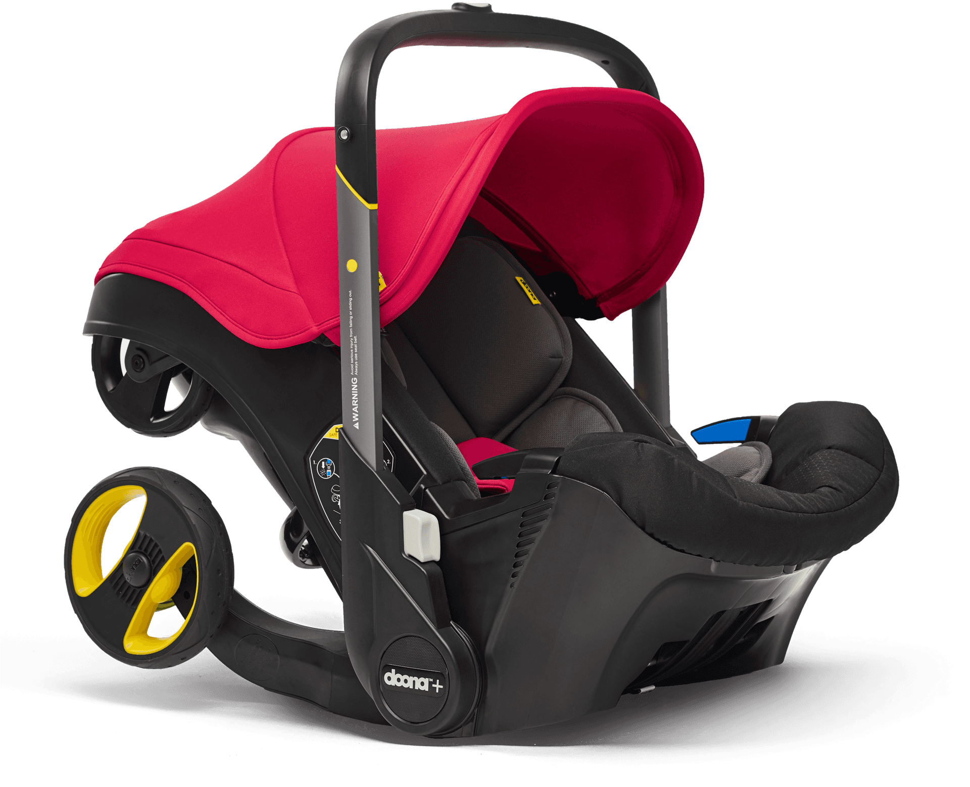 Redand Black Infant Car Seat PNG