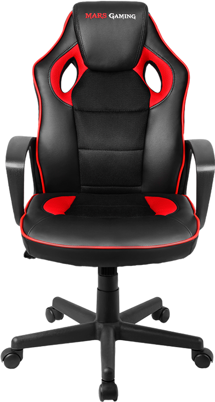 Redand Black Mars Gaming Chair PNG