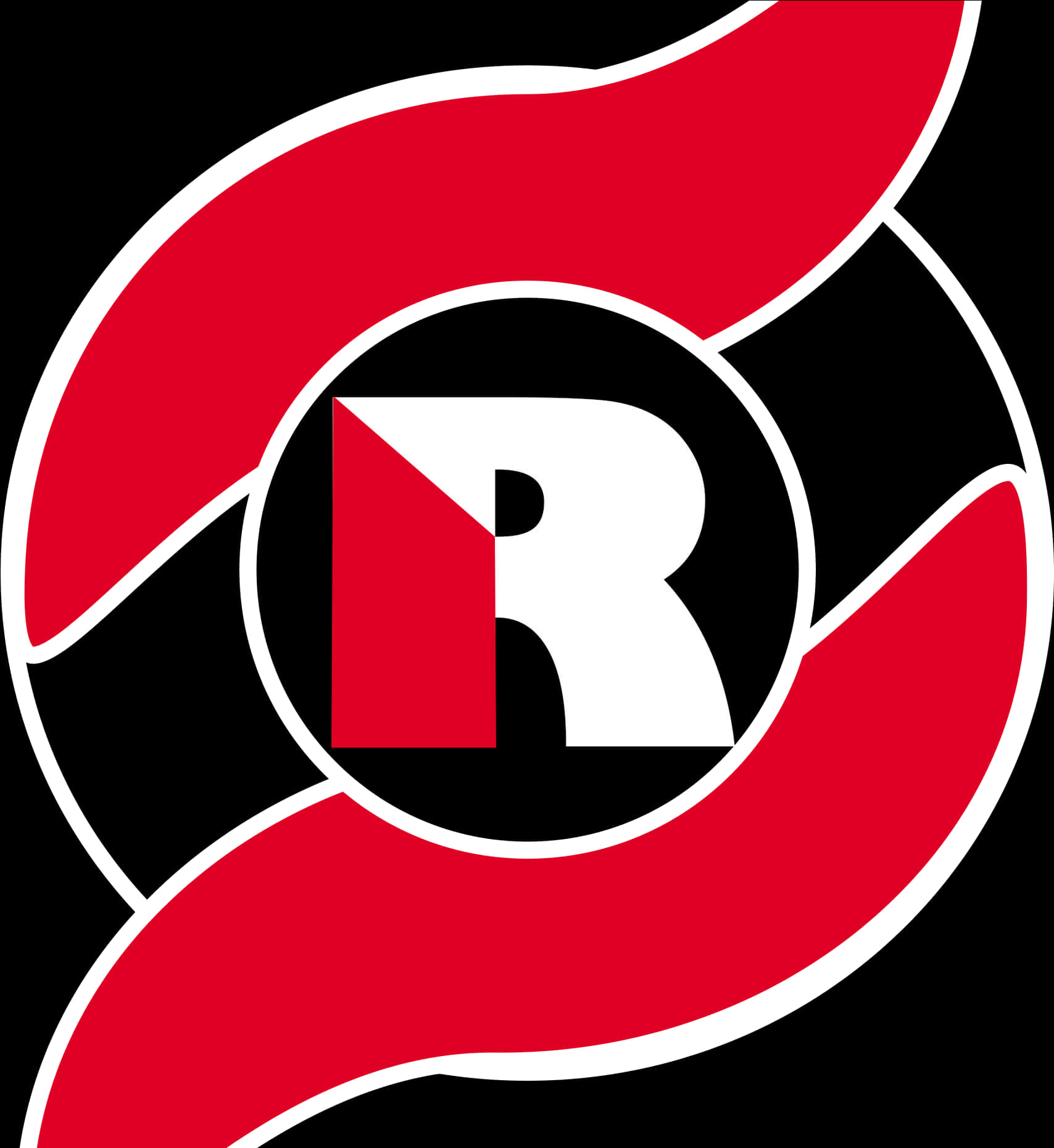 Redand Black R Symbol PNG