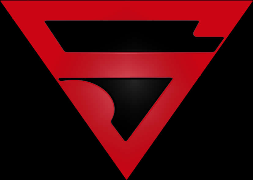 Redand Black Superman Logo PNG