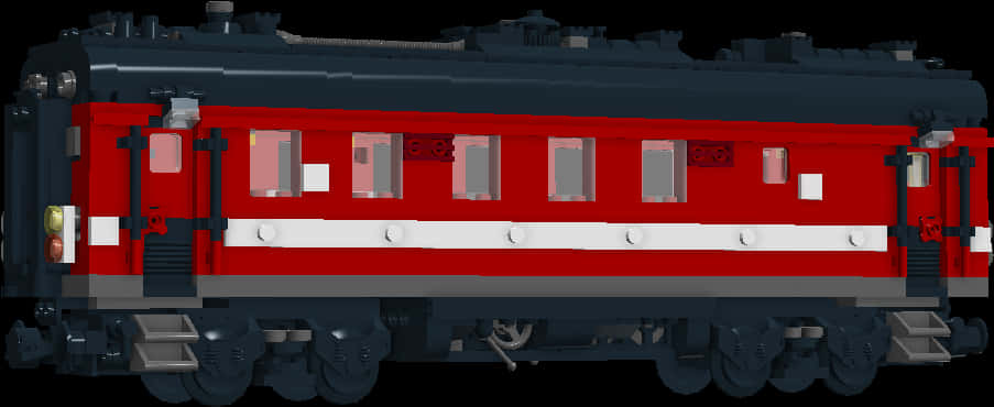 Redand Black Train Carriage PNG