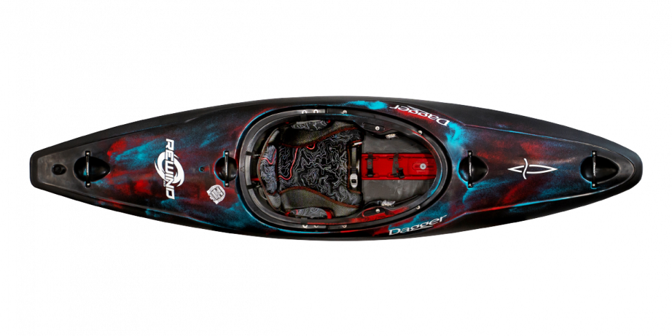 Redand Black Whitewater Kayak PNG