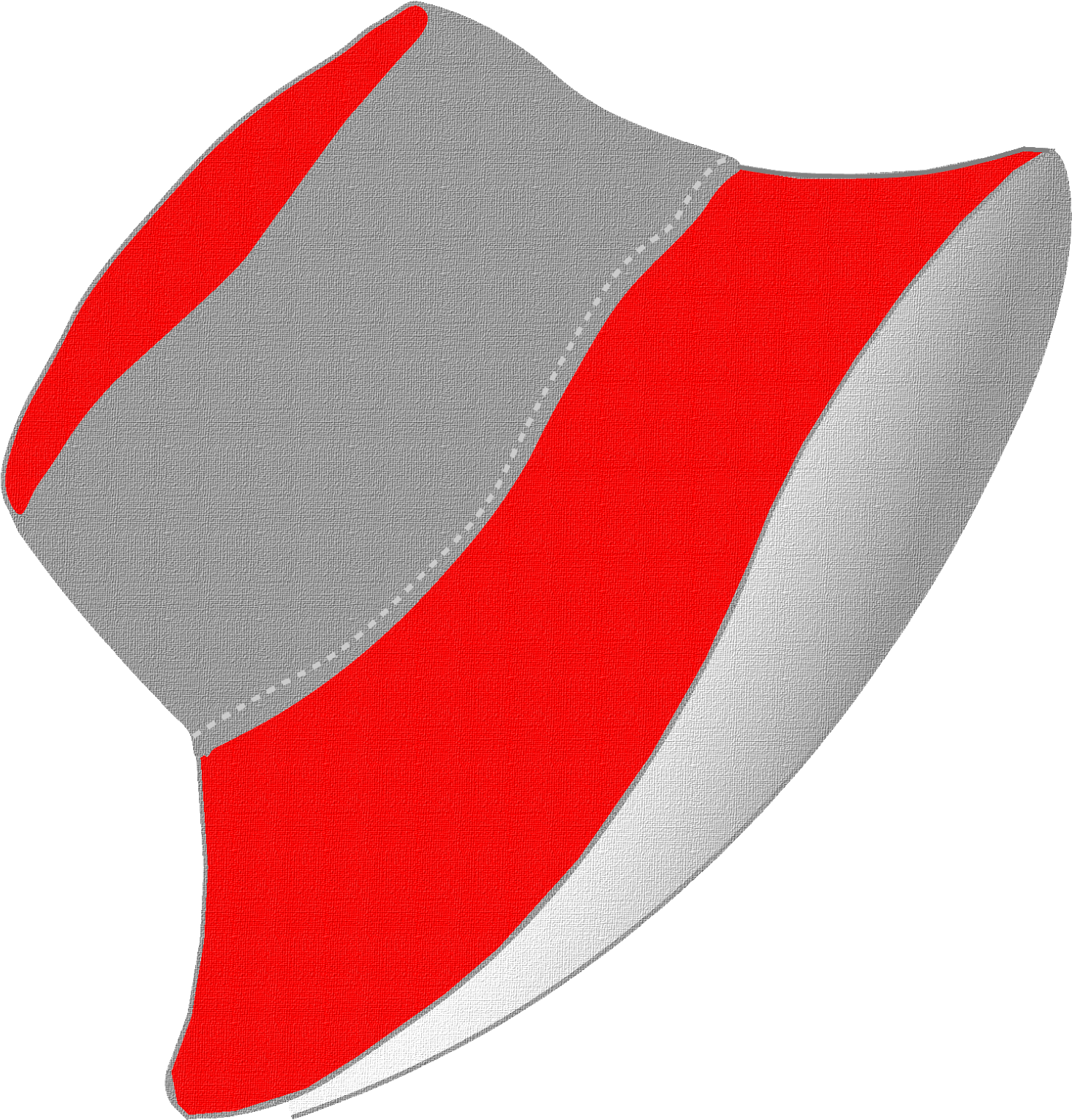 Redand Gray Summer Hat Clipart PNG